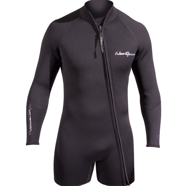 Open Box NeoSport 3mm Men's Premium Neoprene Waterman Wetsuit Jacket-LG - DIPNDIVE