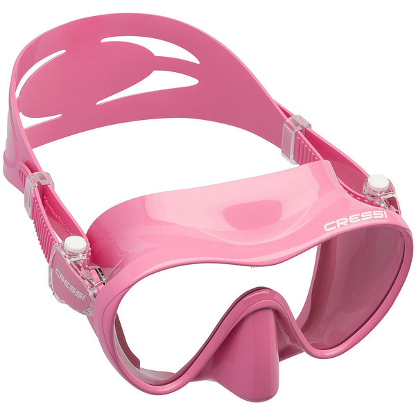 Open Box Cressi F1 Frameless Dive Mask - Pink - DIPNDIVE