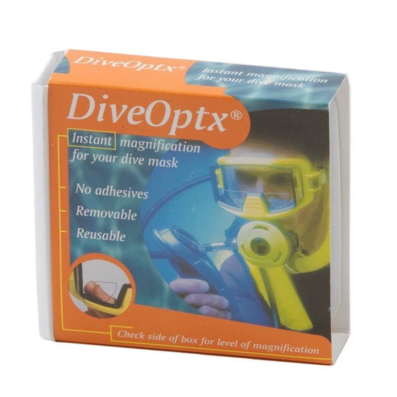 Open Box Trident Optx Flexible Dive Mask Magnifiers (1 Pair) +2.00 - DIPNDIVE