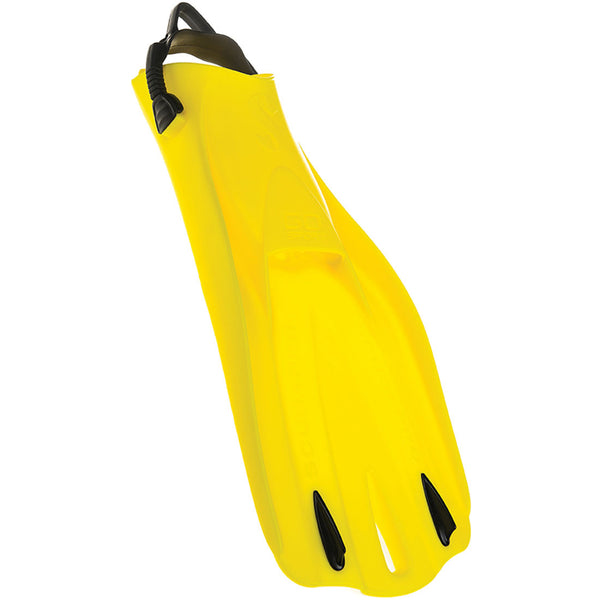 Used ScubaPro GO Sport Dive Fins, Yellow, Size: Large - DIPNDIVE