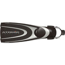 Open Box Atomic Aquatics Blade Fin for Scuba Diving and Snorkeling Fin, X-Large, Silver - DIPNDIVE