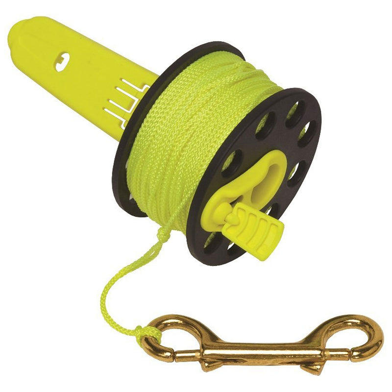 Open Box Innovative Scuba Concepts Finger Spool with Hand Winders 150 Dive Reels - DIPNDIVE