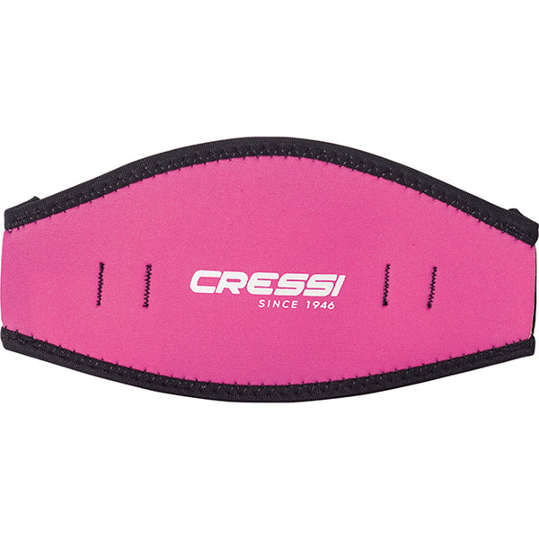 Open Box Cressi Neoprene Mask Strap Cover Accessory-Pink - DIPNDIVE