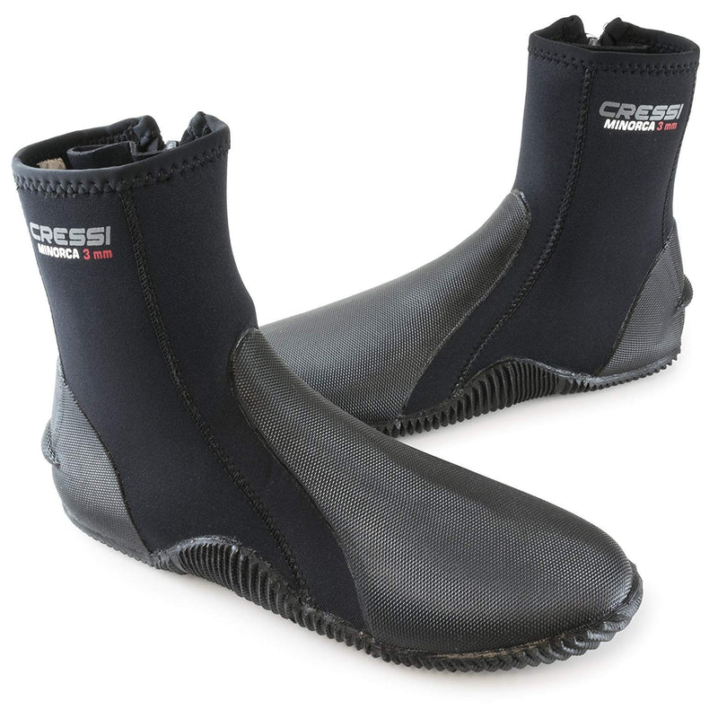 Used Cressi 3mm Minorca Long Water Sport Boots, Size: 13 - DIPNDIVE