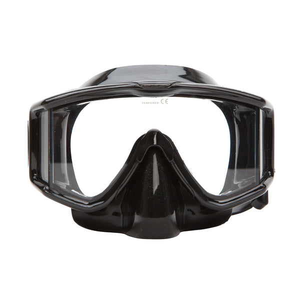 Used XS Scuba Fusion Purge Mask-Black Silicone - DIPNDIVE