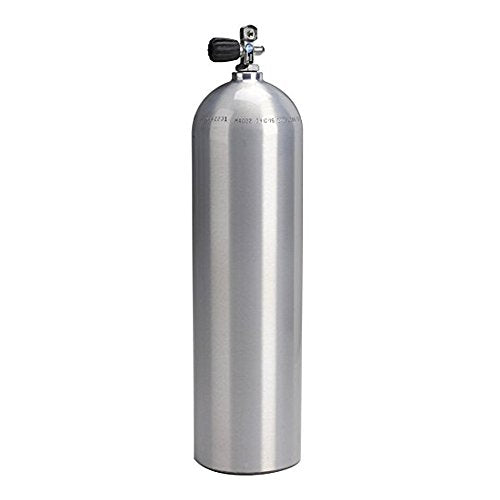 Catalina Cylinders 80 cf Aluminum Scuba Tank With Universal SSV-C-48P Valve (3000 PSI) - DIPNDIVE