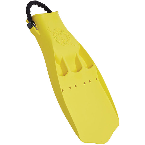 Used ScubaPro Jet Fins w/Spring Heel Strap Color Fins-Yellow-LG - US M:10-11 / W:11-12 - DIPNDIVE