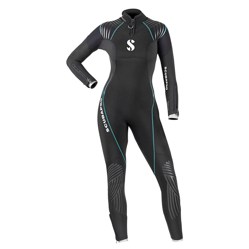 Used ScubaPro 5mm Women's Definition Steamer - Black/Turquoise, Size: XX-Large - DIPNDIVE