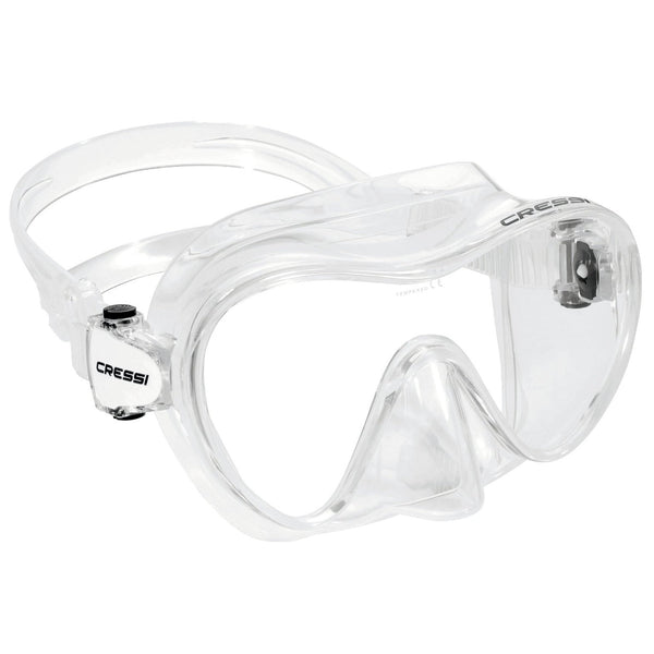 Used Cressi Mini Frameless Dive Mask - Clear - DIPNDIVE