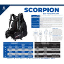 Cressi Scorpion Scuba Diving BCD - DIPNDIVE