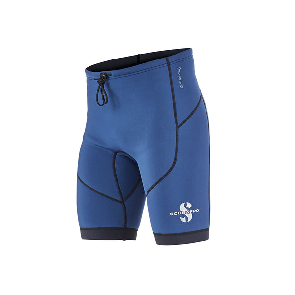 Open Box ScubaPro Men's 1.5mm Everflex Dive Shorts, Aegean, Size: Medium - DIPNDIVE