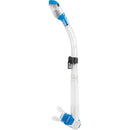 Open Box Cressi Supernova Dry Adult Size Snorkel-Silver / Black - DIPNDIVE
