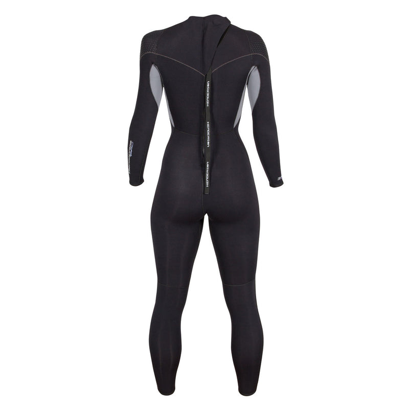 Open Box Henderson 5mm Women's Thermoprene Pro Back Zip Wetsuit, Black / Black, Size: 14 - DIPNDIVE