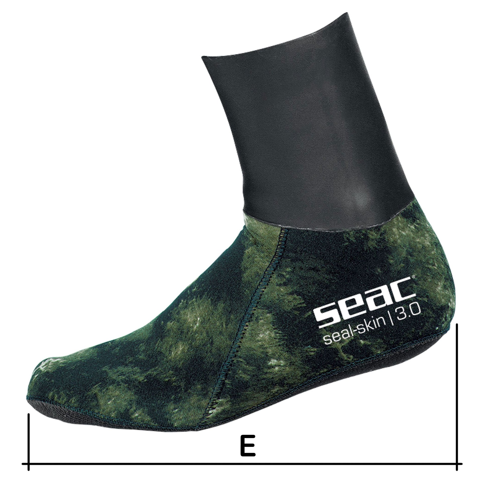 Seac Seal Skin 3mm Neoprene Thermal Socks For Freediving and Spearfishing - DIPNDIVE