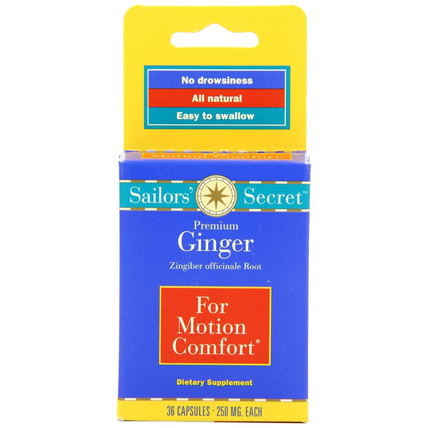 Trident Sailors' Secret Premium Ginger Remedy for Motion Sickness - DIPNDIVE