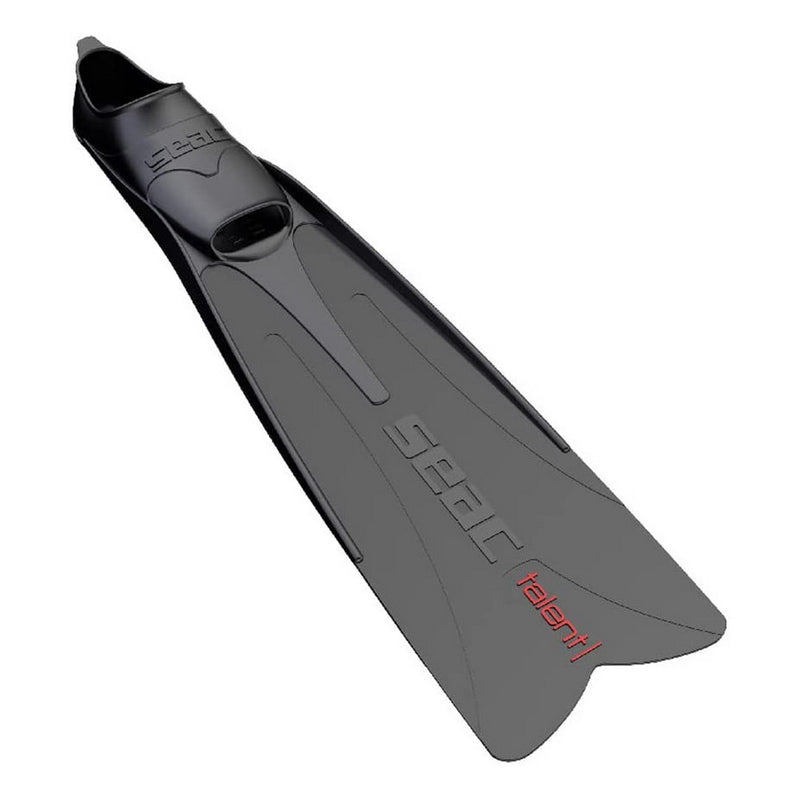 Used Seac Talent Medium-Long Scuba Dive Fins - Black - 47/48 (12.5 - 13.5) - DIPNDIVE