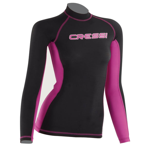 Cressi Ladies Lycra Skin Long Sleeve Rash Guard - DIPNDIVE