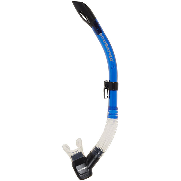 Used ScubaPro Escape Snorkel - Blue - DIPNDIVE