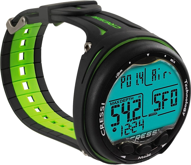 Open box Cressi GIOTTO Dive Computer Black/Green - DIPNDIVE