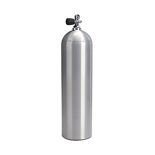 Catalina Cylinders 80 cf Aluminum Scuba Tank With Universal SSV-C-48P Valve (3000 PSI) - DIPNDIVE