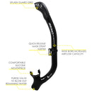 Cressi The Ikarus Mask and Orion Snorkel Combo Set - DIPNDIVE