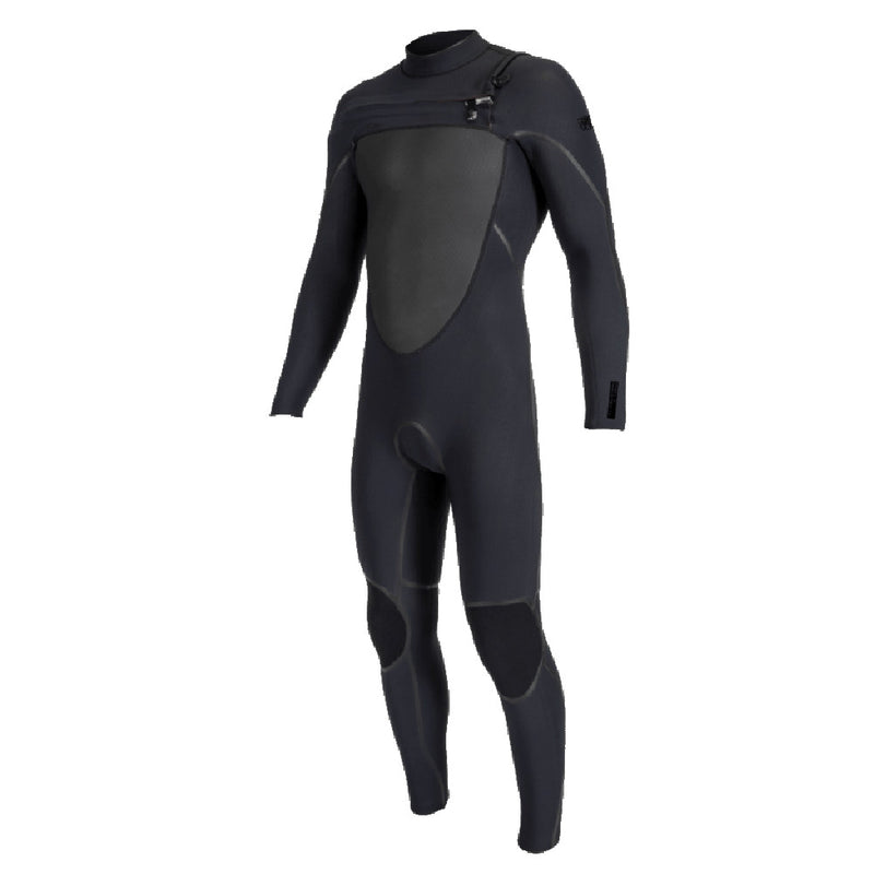 Used O'Neill 4/3mm Psycho Tech Chest Zip Full Wetsuit-Black/Black-XL - DIPNDIVE