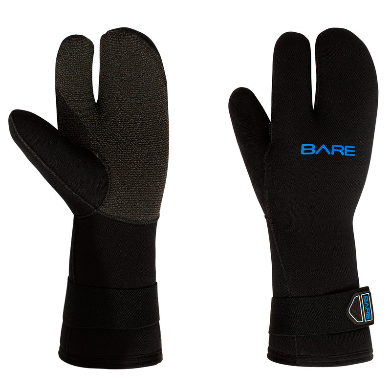 Bare 7mm Unisex K-Palm Three-Finger Scuba Dive Mitt - DIPNDIVE