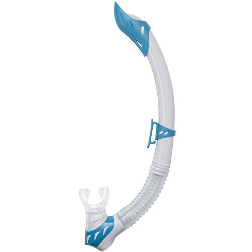 Open Box Cressi Rio Kids Rocks Snorkel (White Blue) - DIPNDIVE