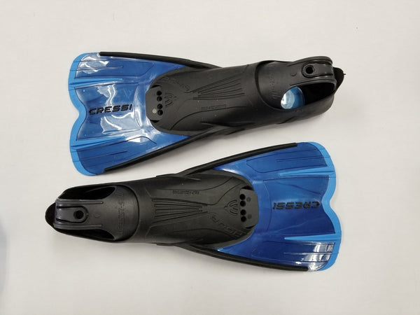 Used Cressi Agua Short Swim Full Foot Fins - 37/38 - DIPNDIVE