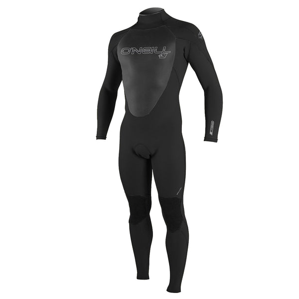 Used O'neill Men's 3/2mm Epic Back Zip Full Wetsuit - Black/Black/Black, Size: XX-Large - DIPNDIVE