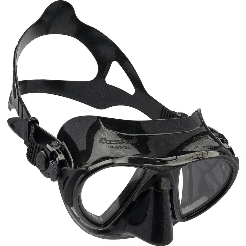 Used Cressi Nano Black Scuba Dive Mask-Black / Black - DIPNDIVE