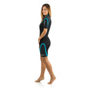 Cressi 3mm Lady Playa Flex Front-Zip Short Wetsuit - DIPNDIVE