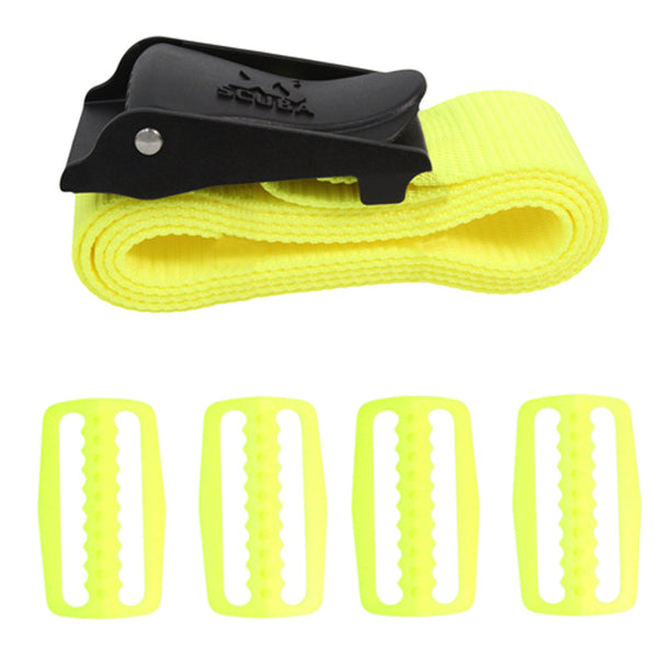 Open Box XS Scuba ClearPath Weight Belt - Yellow - DIPNDIVE