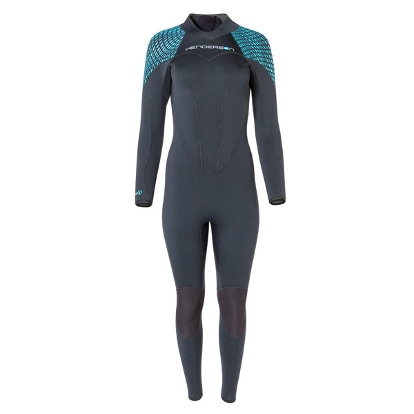 Open Box Henderson Womens 3mm Greenprene Back Zip Full Wetsuit-12 - DIPNDIVE