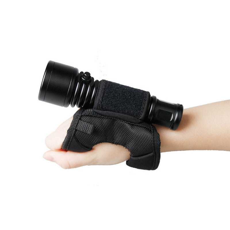 Open Box ORCATORCH Diving Flashlight Glove Hands-Free Flashlight Holder Universal Adjustable Wrist Strap Scuba Dive Lights Accessories - DIPNDIVE