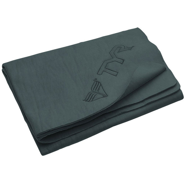 Open Box TYR Large Dry Off Sport Towel-Charcoal - DIPNDIVE