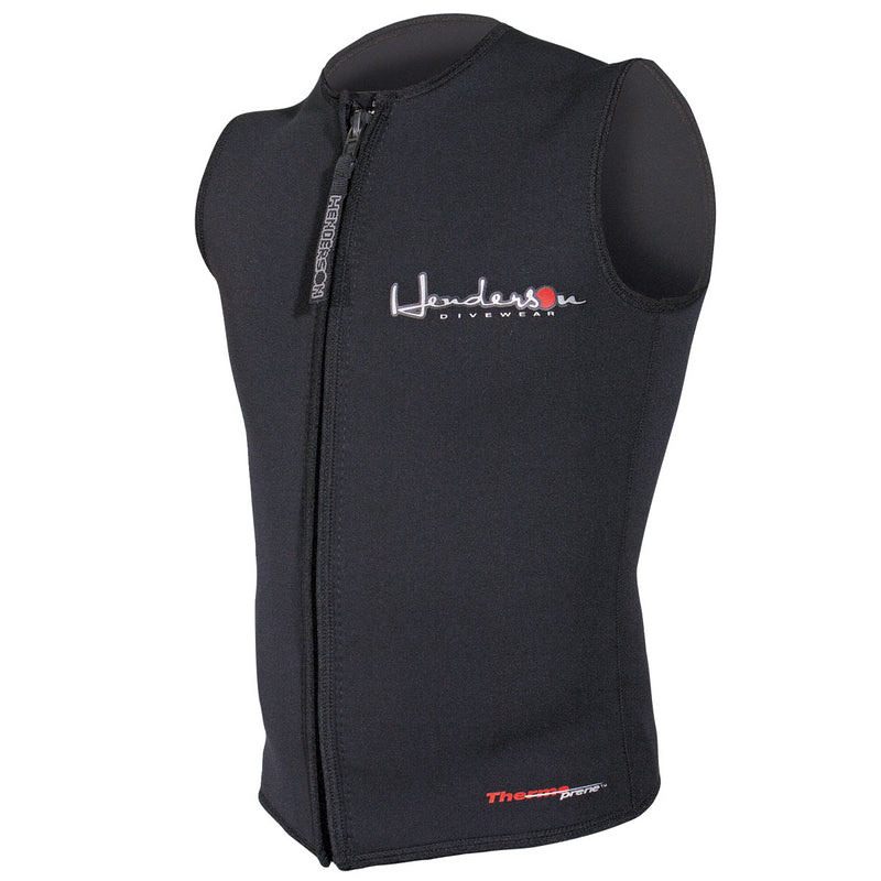 Open Box Henderson Man 3mm Thermoprene Zipper Vest Scuba Diving Wetsuit, Size: X-Large - DIPNDIVE