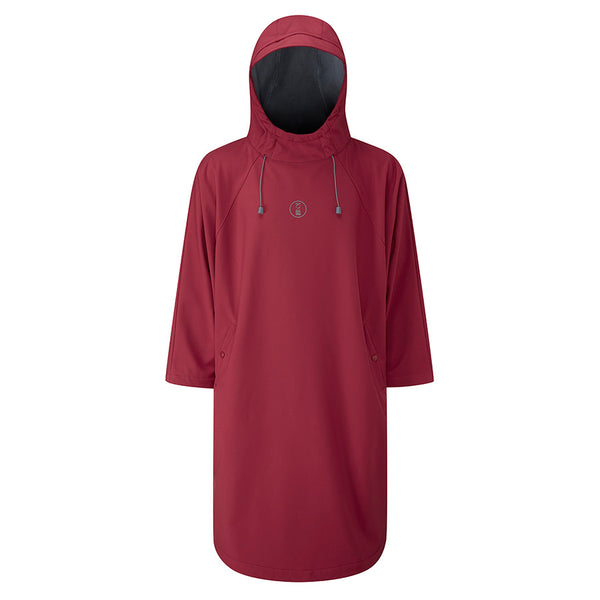 Open Box Fourth Element Storm All Weather Poncho - Burgundy - Size: Small - DIPNDIVE