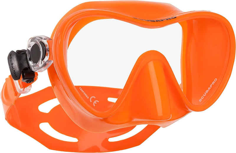 Used ScubaPro Trinidad 3 Dive Mask - Orange - DIPNDIVE