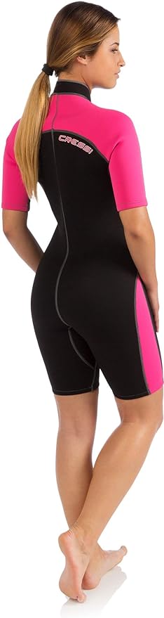 Open Box Cressi 2mm Lido Women's Short Front Zip Wetsuit, Size - Small - DIPNDIVE