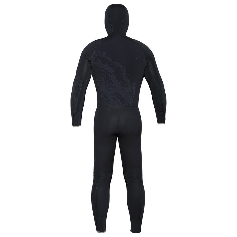 Bare 8/7mm Mens Velocity Hooded Semi Dry Wetsuit - DIPNDIVE
