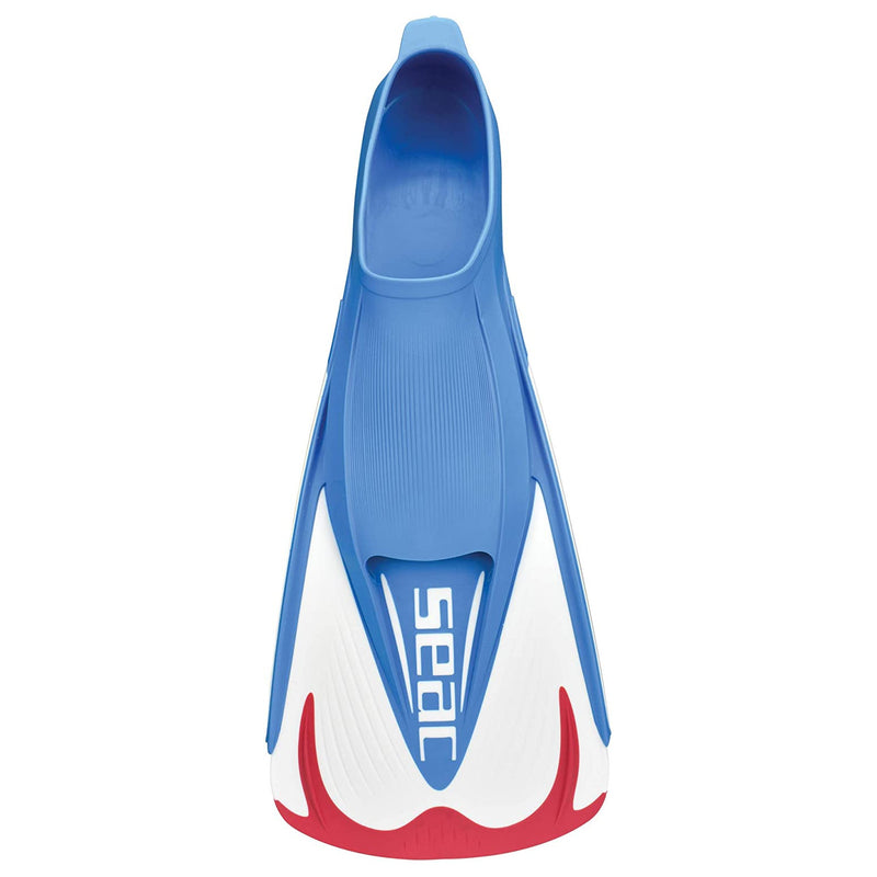 Used Seac Men's Team Snorkeling Swim Fins - Red, Size: 10-11 - DIPNDIVE