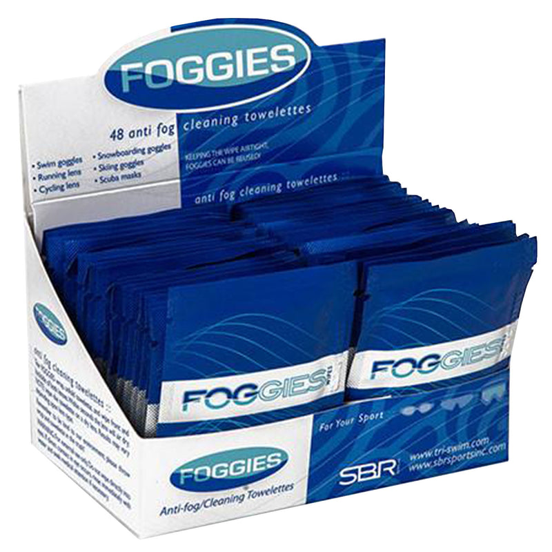 Open Box Foggies Anti-Fog Cleaning Towelettes : Case of 48 - DIPNDIVE