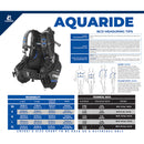 Cressi Aquaride Pro Scuba Diving BCD - DIPNDIVE