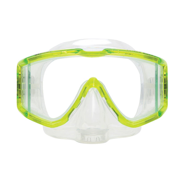 Open Box XS Scuba Fusion Purge Mask-Yellow - DIPNDIVE