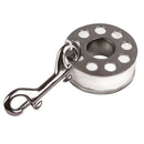 ScubaMax 150 ft Line Nylon dive reel with brass clip - DIPNDIVE