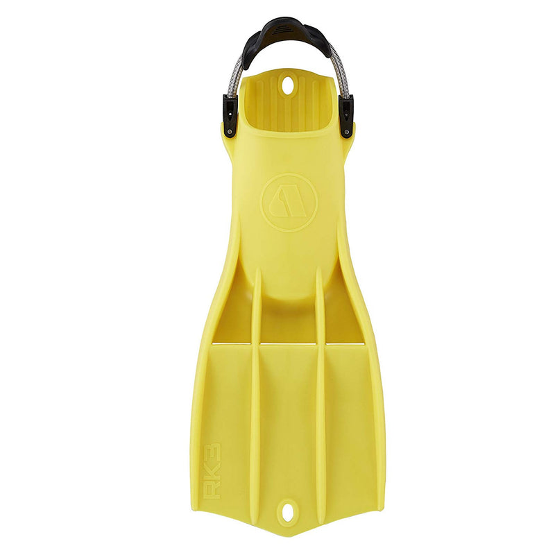 Used Apeks RK3 Open Heel Dive Fins - Yellow - Medium - DIPNDIVE