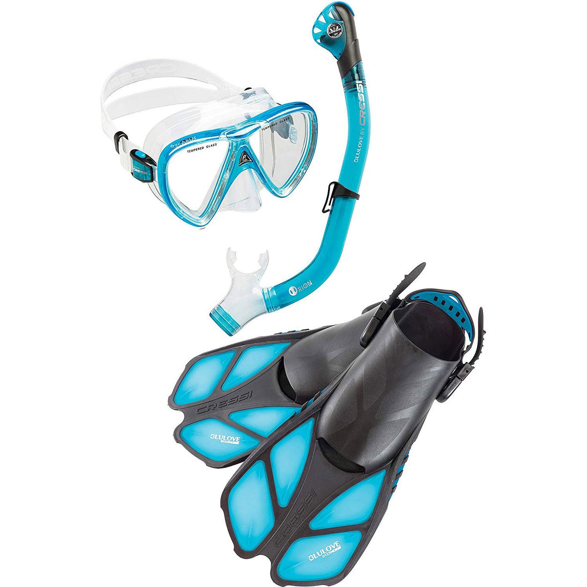 Deals Supreme Cressi Snorkel Set