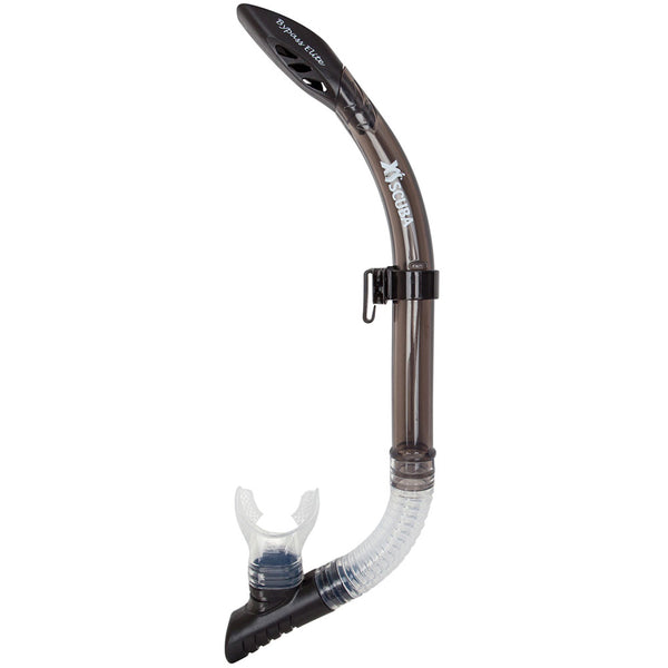 Used XS Scuba ByPass Elite Snorkel-Black - DIPNDIVE