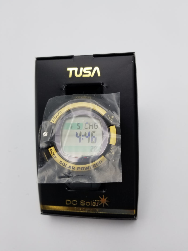 Tusa DC Solar Link Dive Computer - Black/Gold (Open box) - DIPNDIVE